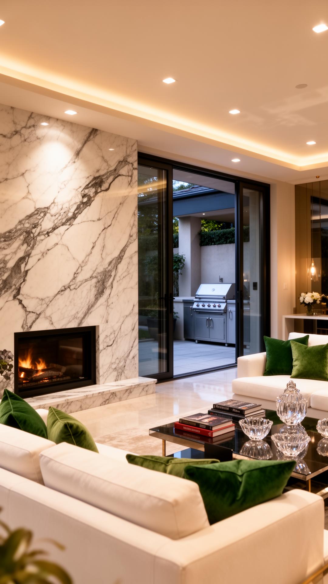 Luxury living room interior